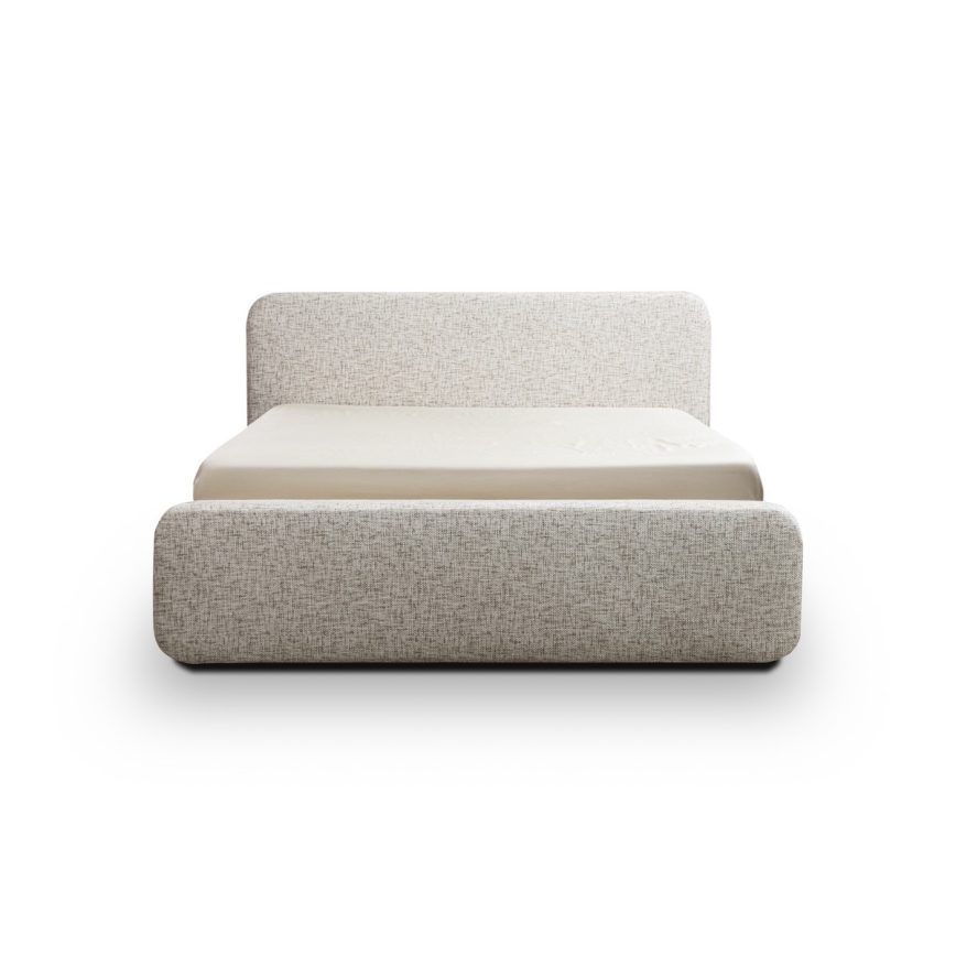 Čalouněná postel bez matrace LAJLA 180x200 cm béžová