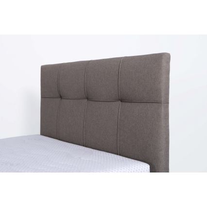 Čalouněná postel s matrací a úložným prostorem MARIA ONE 90x200 cm taupe