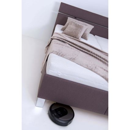 Čalouněná postel s úložným prostorem bez matrace ALIS 180x200 cm hnědá