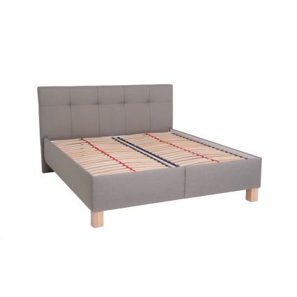 Čalouněná postel s úložným prostorem bez matrace MARIA 160x200 cm taupe