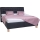 Čalouněná postel s úložným prostorem bez matrace VIOLET 160x200 cm antracit