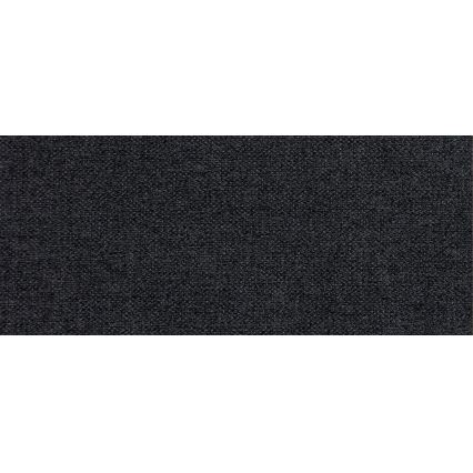 Čalouněná univerzální rozkládací sedací souprava do U YORK šedá/černá