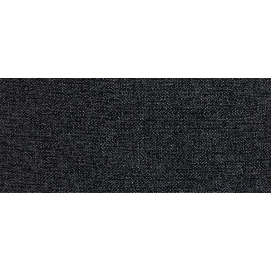 Čalouněná univerzální rozkládací sedací souprava do U YORK šedá/černá