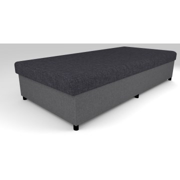 Čalouněná válenda s úložným prostorem CORY 80x200 šedá