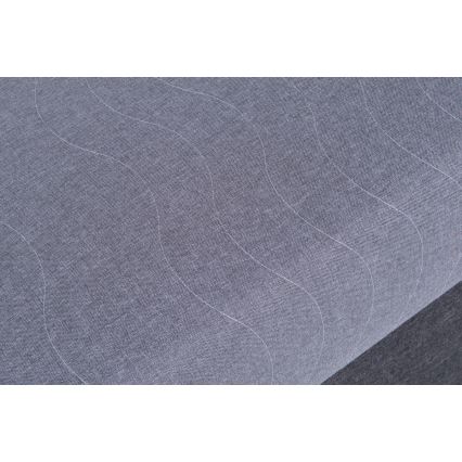 Čalouněná válenda s úložným prostorem JACOB XL nosnost 130 kg 90x200 cm šedá