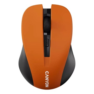 Canyon - Bezdrátová myš 800/1000/1200 DPI 2xAAA oranžová