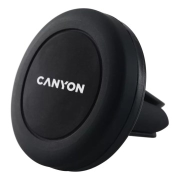 Canyon - Magnetický držák telefonu do auta kulatý černá