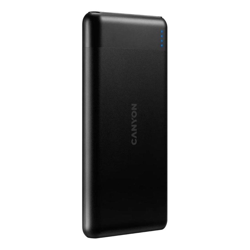 Canyon - Power Bank Power Delivery 10000 mAh černá
