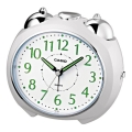 Casio - Budík 1xLR14 bílá/lesklý chrom