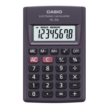 Casio - Kapesní kalkulačka 1xLR54 černá