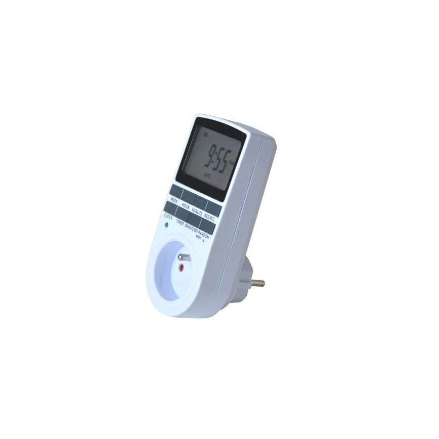 Časový spínač digitální týdenní 16A/230V