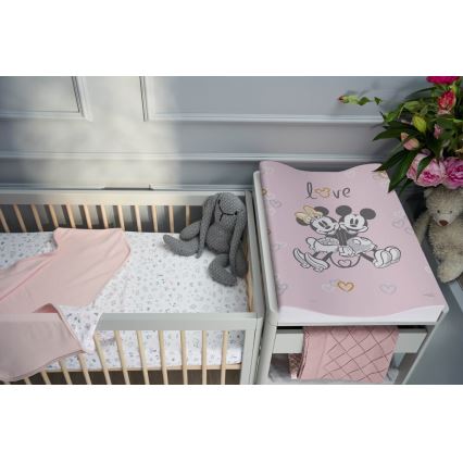 CebaBaby - Přebalovací podložka dvouhranná COSY DISNEY 50x70 cm růžová