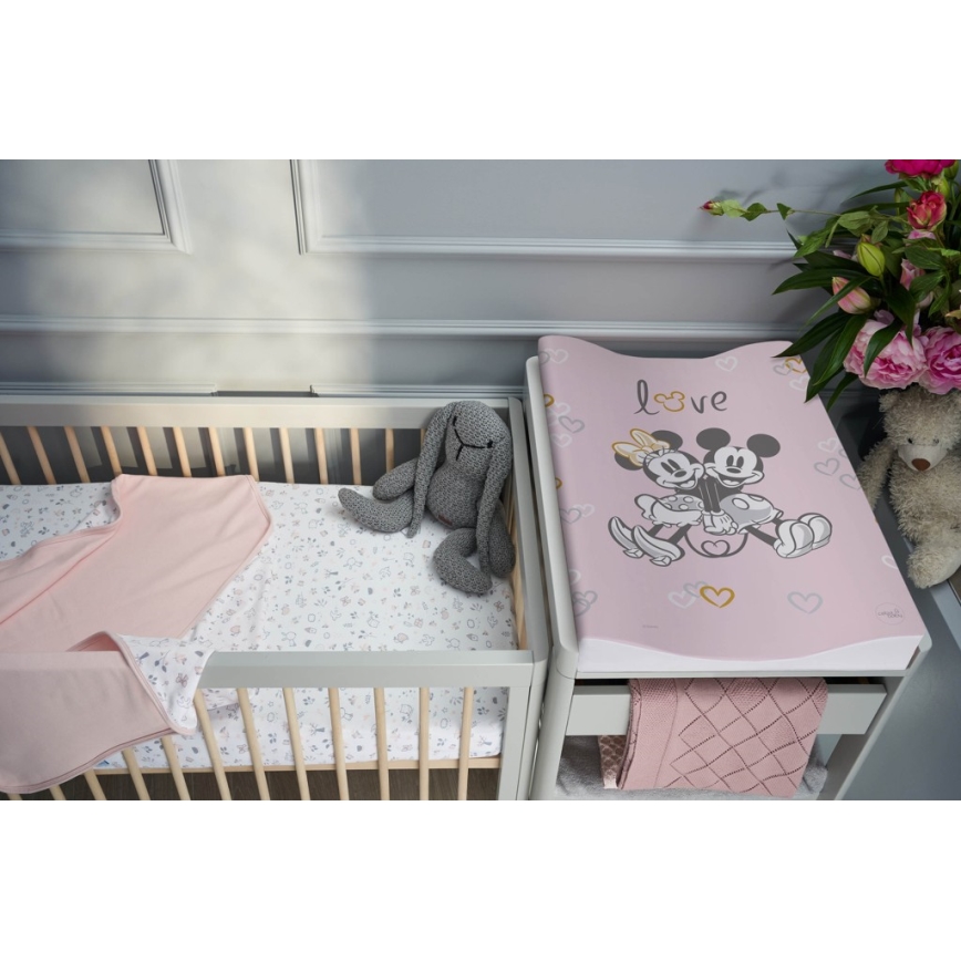 CebaBaby - Přebalovací podložka dvouhranná COSY DISNEY 50x70 cm růžová