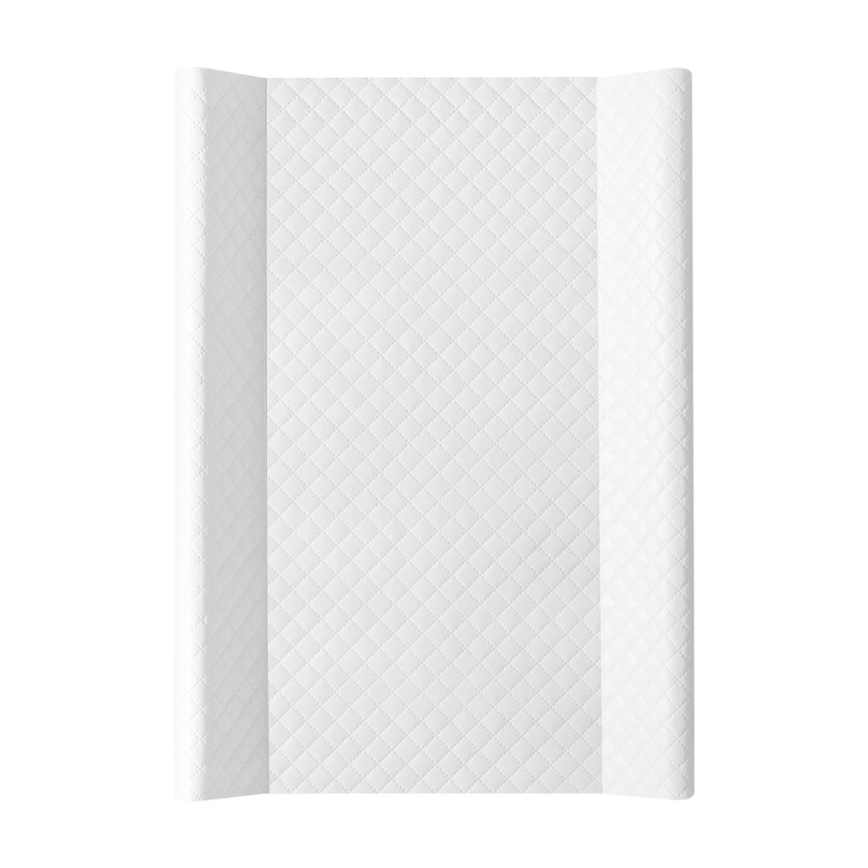 CebaBaby - Přebalovací podložka s pevnou deskou dvouhranná COMFORT 50x70 cm bílá