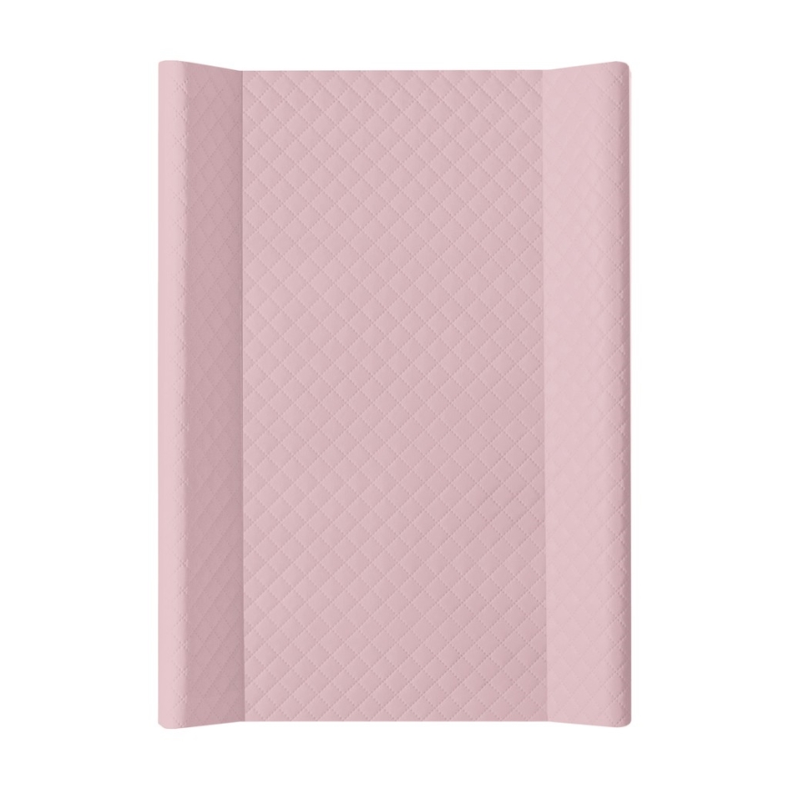 CebaBaby - Přebalovací podložka s pevnou deskou dvouhranná COMFORT 50x70 cm růžová