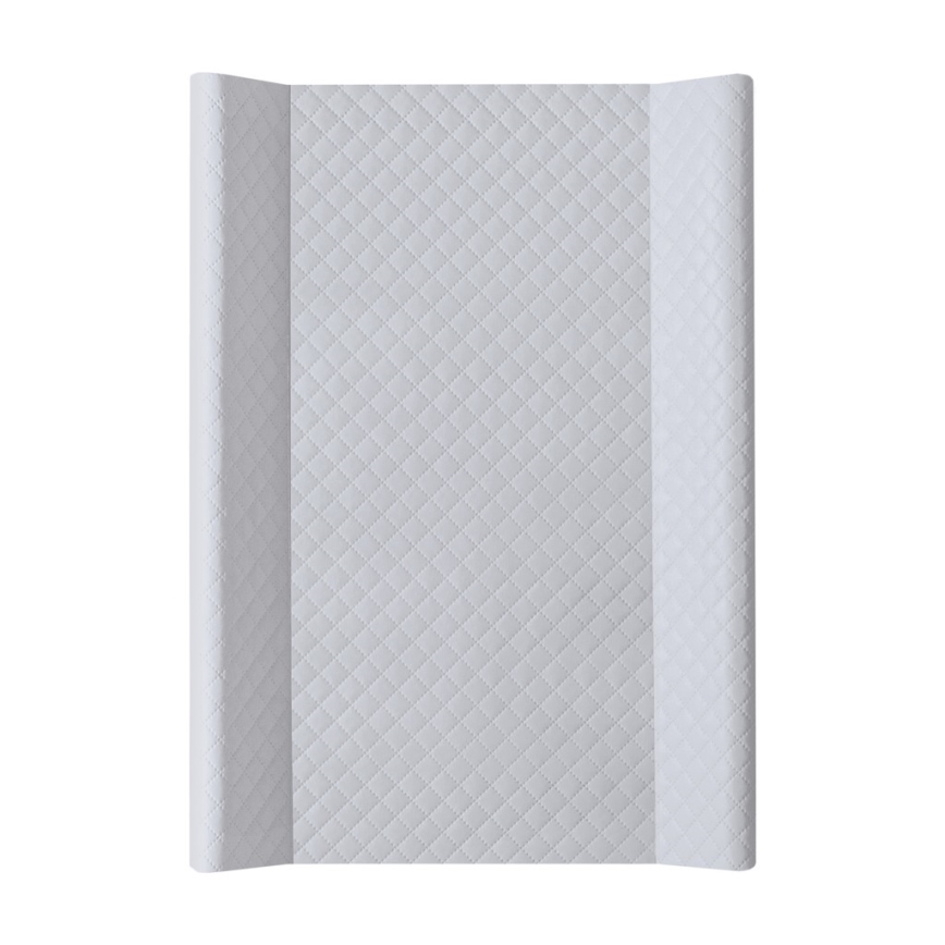 CebaBaby - Přebalovací podložka s pevnou deskou dvouhranná COMFORT 50x70 cm šedá