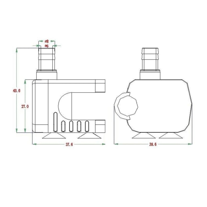 Čerpadlo 5-12V 200l/hod