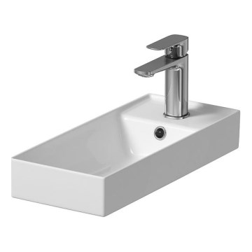 Cersanit K677-005 - Umyvadlo na desku LARGA 22x50 cm keramika/lesklá bílá