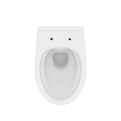 Cersanit K701-147 - Závěsné WC s prkénkem SAVIO keramika/bílá