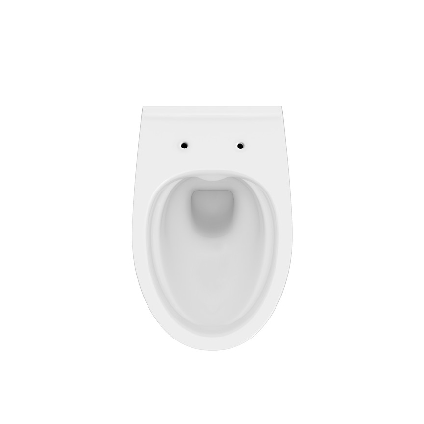 Cersanit K701-147 - Závěsné WC s prkénkem SAVIO keramika/bílá