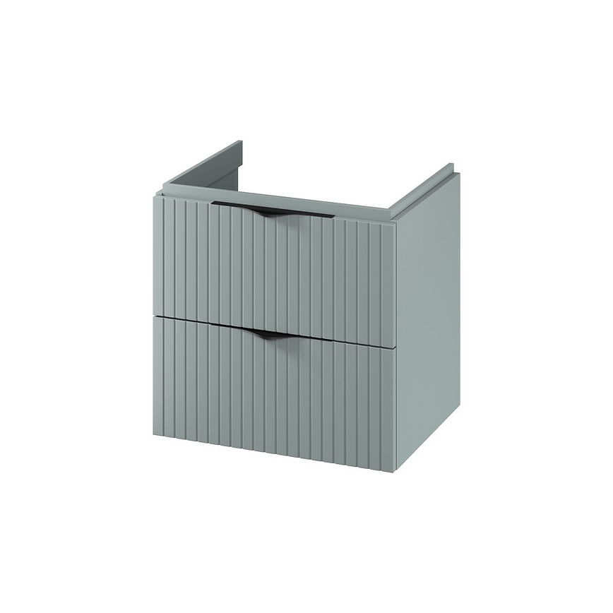 Cersanit S1015-015 - Závěsná koupelnová skříňka pod umyvadlo TIRSO 60x45 cm mintová