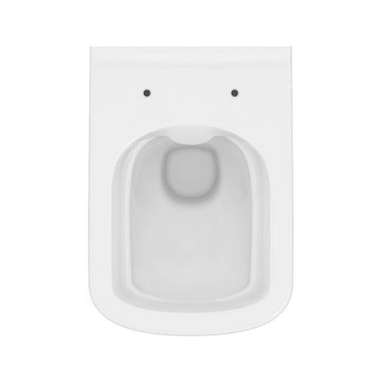 Cersanit S701-405 - Závěsné WC s prkénkem CITY SQUARE keramika/bílá