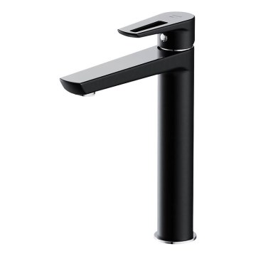 Cersanit S951-356 - Umyvadlová baterie MILLE 27 cm černá + výpusť