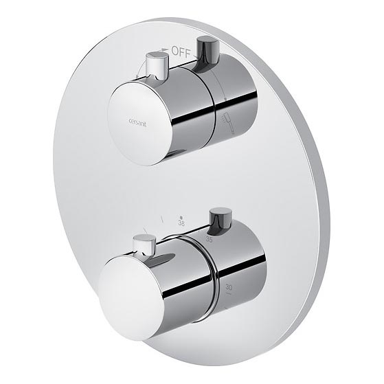 Cersanit S951-564 - Termostatická sprchová baterie pro podomítkovou instalaci ZEN lesklý chrom