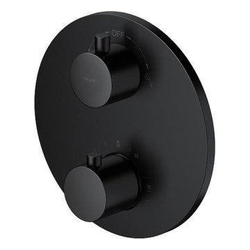 Cersanit S951-567 - Termostatická sprchová baterie pro podomítkovou instalaci ZEN černá