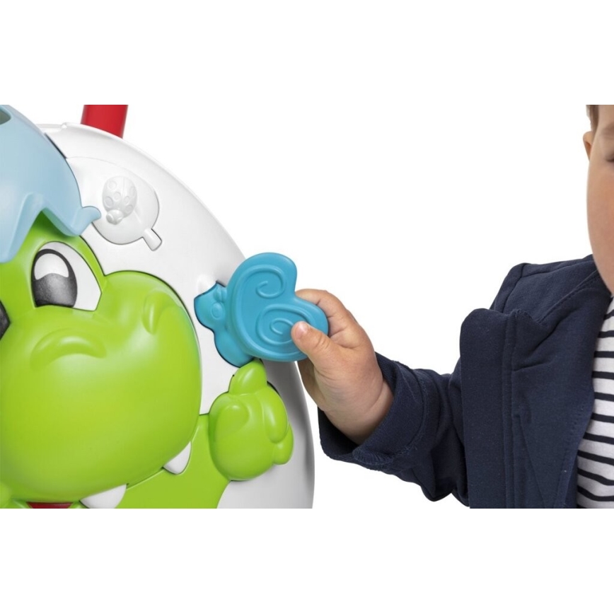 Chicco - Chodítko s aktivitami a zvukem 2v1 DINO 2xAA
