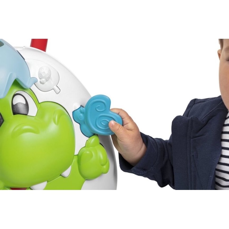 Chicco - Chodítko s aktivitami a zvukem 2v1 DINO 2xAA