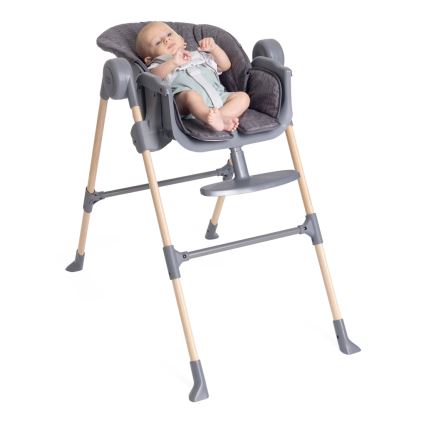 Chicco - Dětská jídelní židle Polly Essential - šedá
