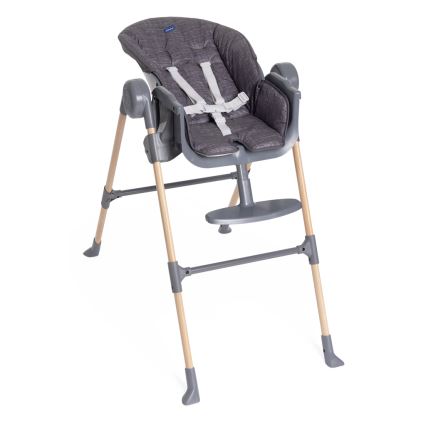 Chicco - Dětská jídelní židle Polly Essential - šedá