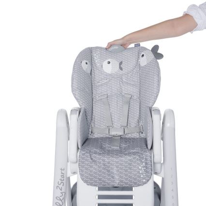 Chicco - Dětská jídelní židle Polly2Start - Dots