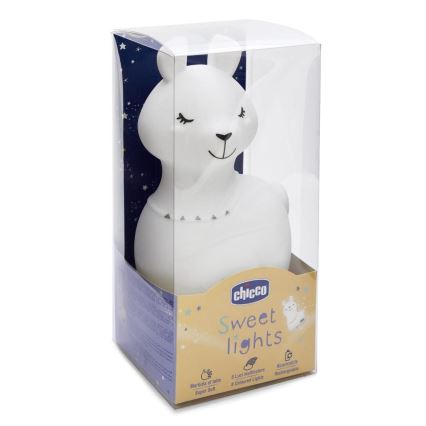 Chicco - Dětská noční lampička SWEET LIGHTS lama