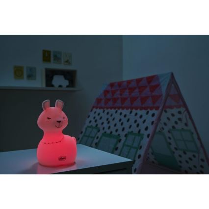 Chicco - Dětská noční lampička SWEET LIGHTS lama