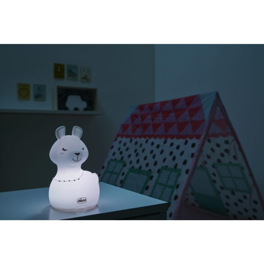 Chicco - Dětská noční lampička SWEET LIGHTS lama