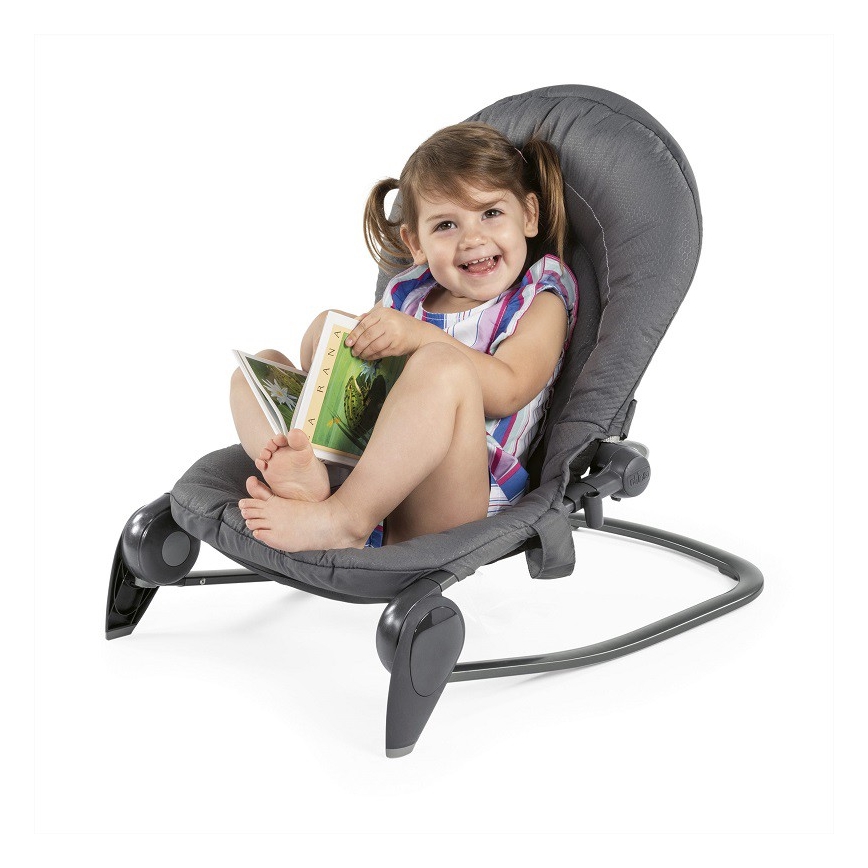 Chicco - Dětské houpátko HOOPLA tmavě šedá