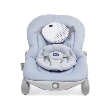 Chicco - Dětské vibrující houpátko s melodií BALLOON Dots 2xAA + 1xLR20 modrá