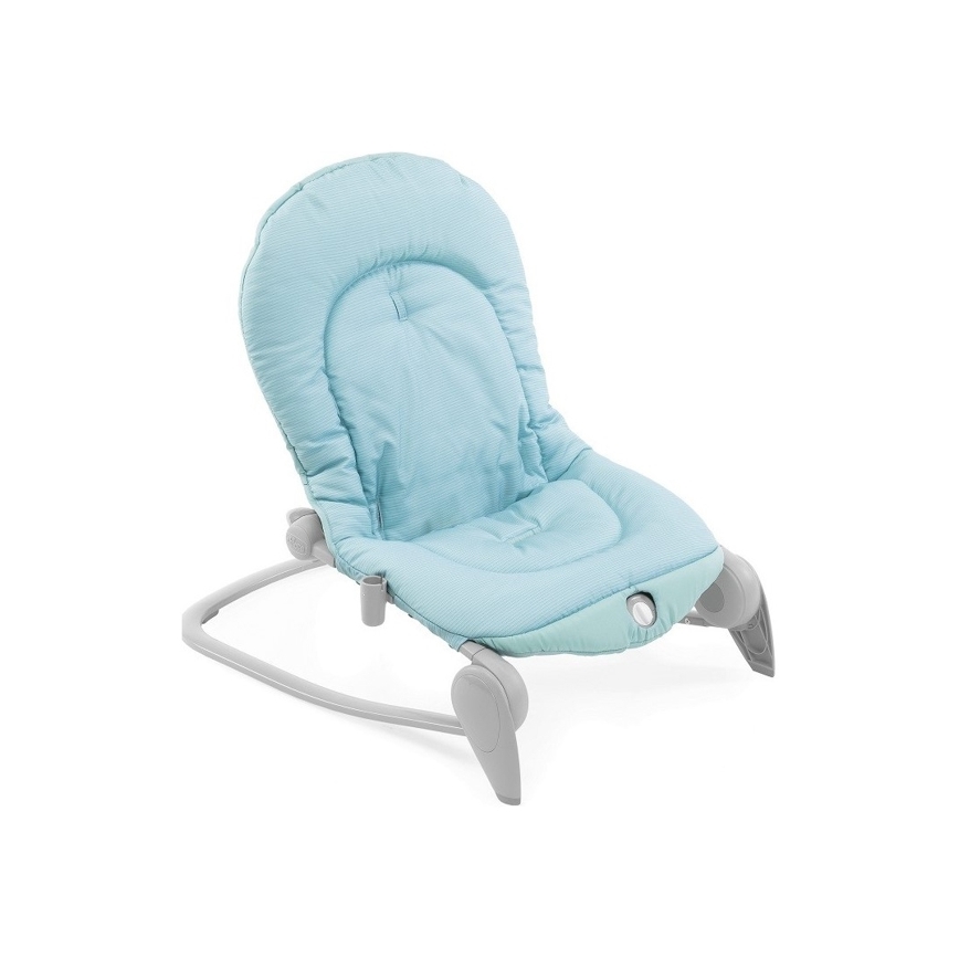 Chicco - Dětské vibrující lehátko s melodií BALLOON Froggy modrá