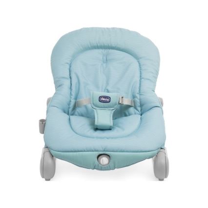 Chicco - Dětské vibrující lehátko s melodií BALLOON Froggy modrá