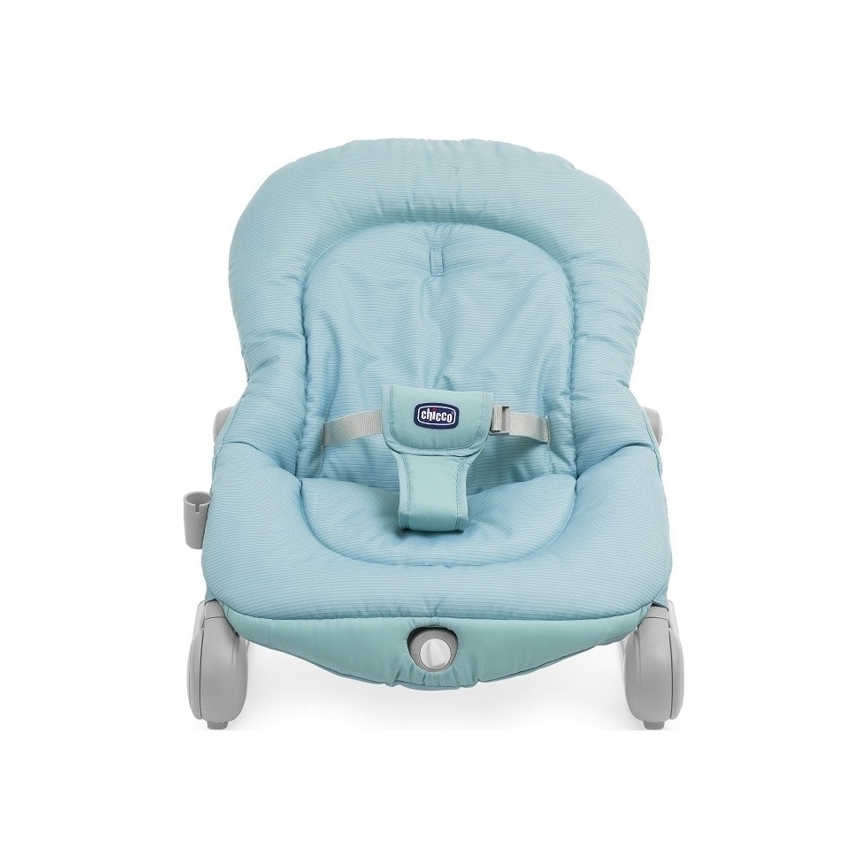 Chicco - Dětské vibrující lehátko s melodií BALLOON Froggy modrá