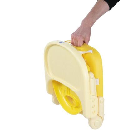 Chicco - Dětský přenosný podsedák na židli POCKET SNACK žlutá