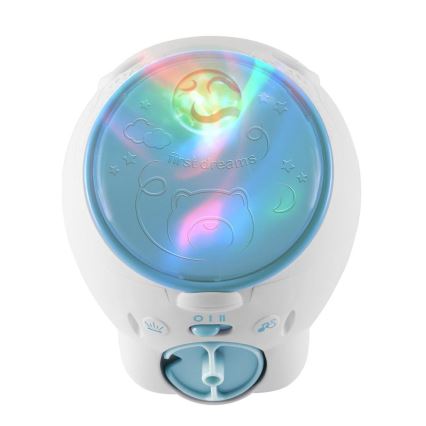 Chicco - Dětský projektor 2v1 POLAR BEAR 3xAA modrá