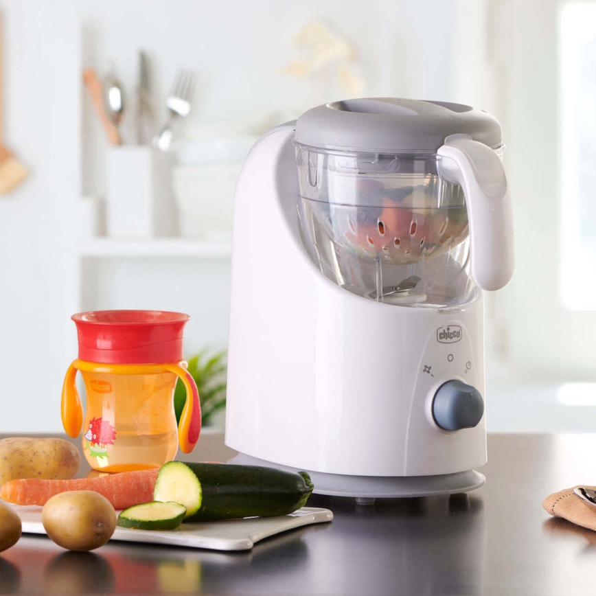 Chicco - Parní hrnec a mixér 4v1 EASY MEAL
