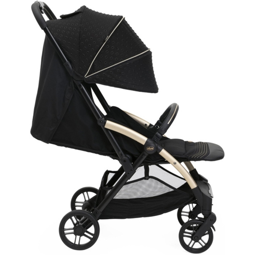 Chicco - Sportovní kočárek GOODY XPLUS Black Re_Lux Eco+ + odrážedlo ALL AROUND