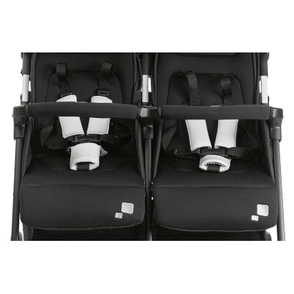 Chicco - Sportovní kočárek pro dvojčata OHLALA TWIN Black Night černá