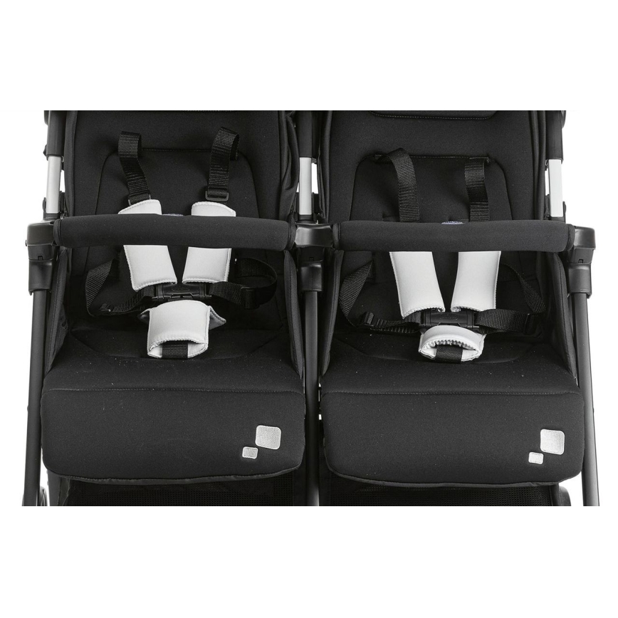 Chicco - Sportovní kočárek pro dvojčata OHLALA TWIN Black Night černá