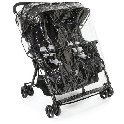 Chicco - Sportovní kočárek pro dvojčata OHLALA TWIN Black Night černá