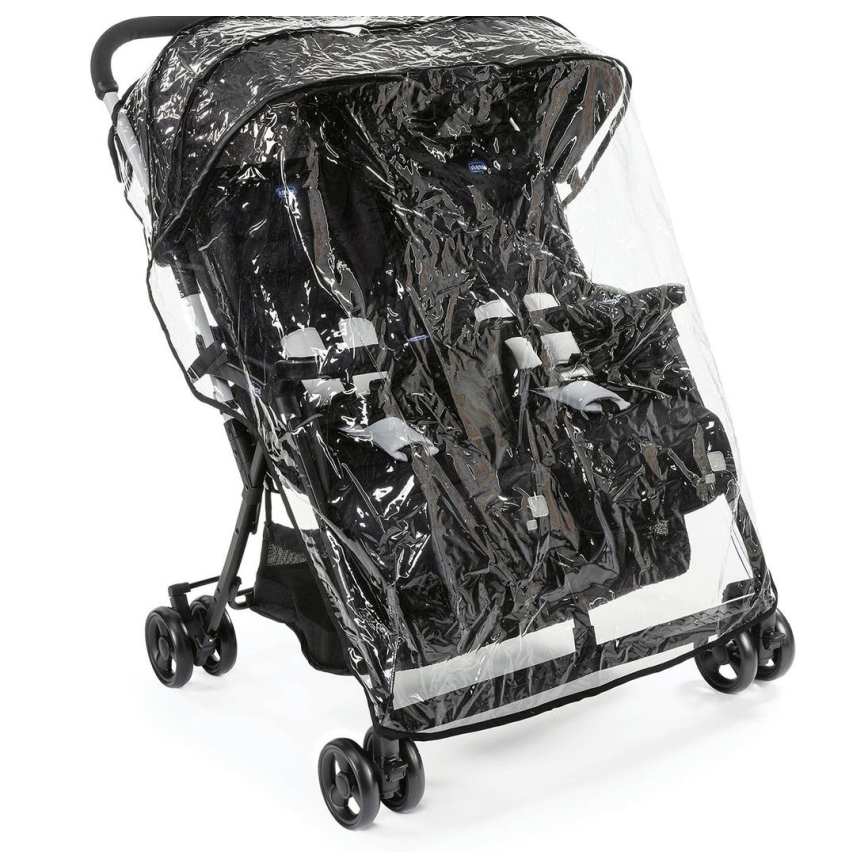 Chicco - Sportovní kočárek pro dvojčata OHLALA TWIN Black Night černá